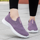 Ženske tekstilne tenisice s ravnim potplatom