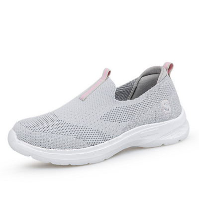 Ženske tekstilne tenisice s ravnim potplatom