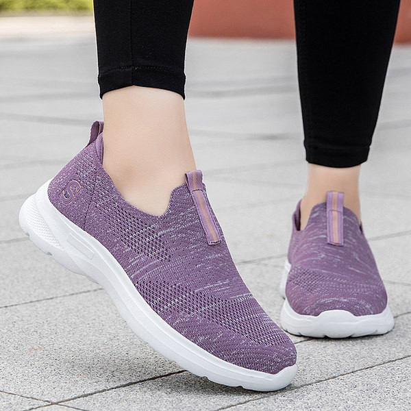 Ženske tekstilne tenisice s ravnim potplatom