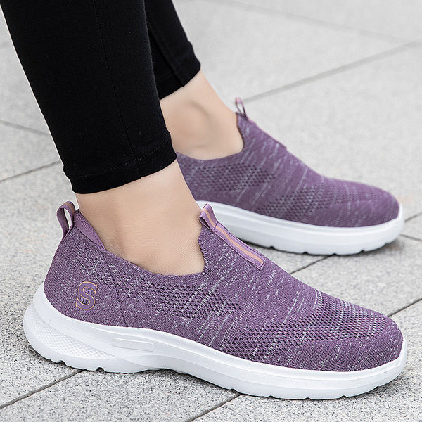 Ženske tekstilne tenisice s ravnim potplatom