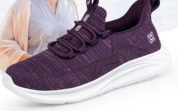 Ženske ležerne tekstilne sportske tenisice na vezanje