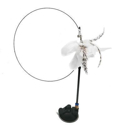 Simulare de pasăre, interactiv, amuzant, pisică, jucărie, pasăre cu pene blană, cu ventuză de clopot, pisică, jucărie, pisicuță, care se joacă, accesorii pentru animale de companie