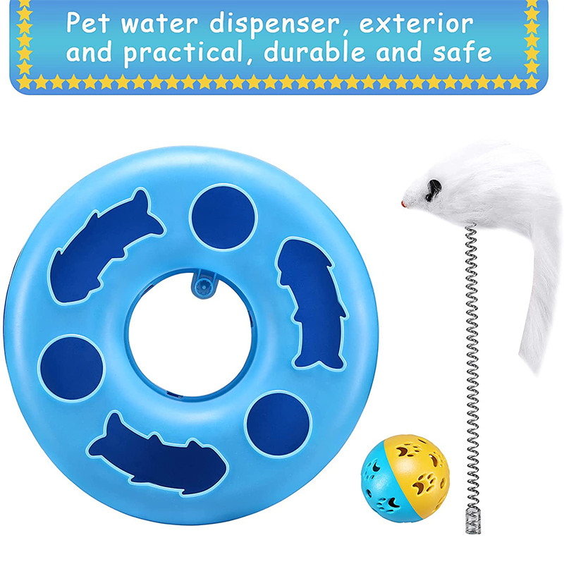 Naljakad kassimänguasjad toakassidele Interaktiivsed kassipoegade mänguasjad Rulljäljed koos Catnipi kevadise lemmikloomamänguasjaga harjutuspallide tiirushiir