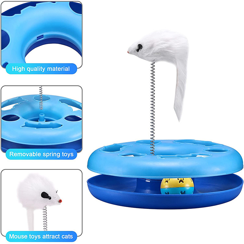 Naljakad kassimänguasjad toakassidele Interaktiivsed kassipoegade mänguasjad Rulljäljed koos Catnipi kevadise lemmikloomamänguasjaga harjutuspallide tiirushiir