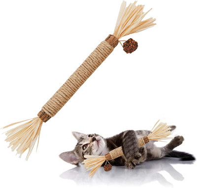 ATUBAN Cat Toys Silvervine Chew Stick,Kitten Treat Catnip Toy Kitty Φυσικά πράγματα με Catnip για καθαρισμό δοντιών εσωτερικού χώρου