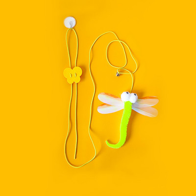 Jucărie interactivă pentru pisici, simulare de agățat, jucărie pentru pisici, amuzantă, auto-hey, jucărie interactivă pentru pisoi care se joacă Baghetă teaser Jucărie pentru pisici