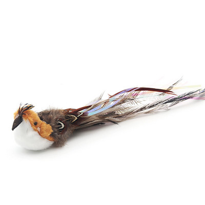 Κεφαλή αντικατάστασης για αστείο παιχνίδι με ραβδί γάτας Κουδούνι Αστεία Διάφορα είδη Γάτες Ράβδος με φτερά πτηνά Παιχνίδι για γατάκια προμήθειες