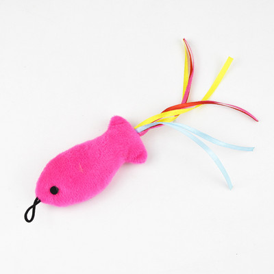 90 см играчки за котки Cat Teaser Wire Fish Funny Cat Rod Fishing Cat Rod Feather Bell Funny Cat Stick Pet Interactive Replaceable head