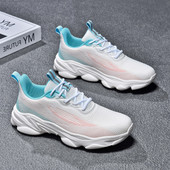 Ženske ležerne tenisice od tekstila na vezanje