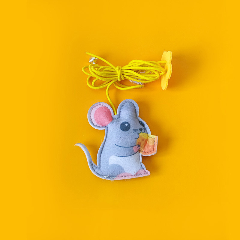 κρεμαστό αυτόματο διαδραστικό παιχνίδι γάτας Αστεία παιχνίδια ποντικιού Γάτα Ραβδί με κουδούνι Παιχνίδι για γατάκι Παίζοντας Ραβδί Παιχνιδιού Γάτα Προμήθειες