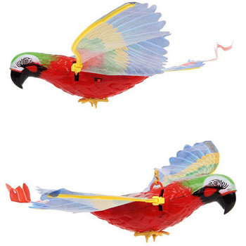 EW електрически папагал с въртяща се висяща линия летяща птица