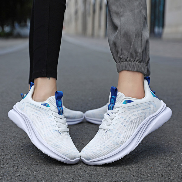 Tenisi damă din plasă cu șireturi