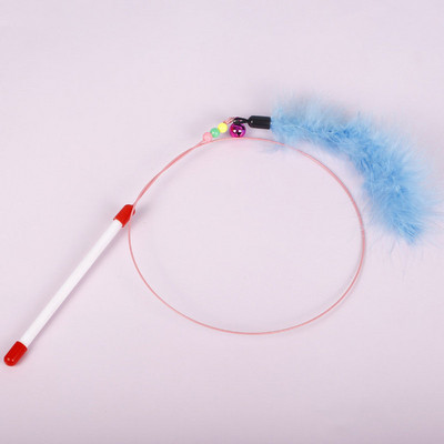 MIMICAREER Funny Cat Teaser Stick Toys Odijelo za modeliranje perja Mače se igra Interaktivne vježbe Pribor za obuku