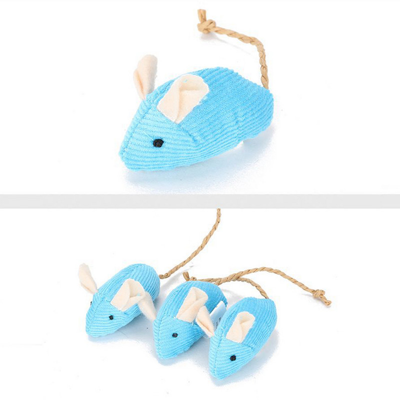 3 τμχ Νέο βελούδινο παιχνίδι προσομοίωσης ποντικιού για γάτα Παιχνίδι βελούδινο ποντίκι γάτα γάτα αντίσταση στο δάγκωμα γρατσουνίσματος Διαδραστικό παιχνίδι ποντικιού Παιχνίδι για γατάκι γάτα