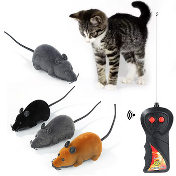 Παιχνίδι 8 χρωμάτων Γάτα Τηλεχειριστήριο Ασύρματο RC Electronic Simulation Ποντίκι Παιχνίδι Ηλεκτρονικό Ποντίκι Αρουραίων Παιχνίδι για Γατάκι Γάτα Παιχνίδι καινοτομίας