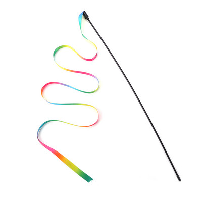 Kućni ljubimac Mačka Zadirkivanje Štap Pompon Pero Štapić Smiješni štapić Mačić Interaktivne igračke za kućne životinje Mačke Zabava