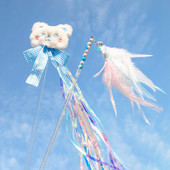 Mačka Igračka zadirkivanje Mačka Štap Dugi štap Medvjed Vrpca Resica Zvono zadirkivanje Mačka Štap Interaktivne igračke za mačke Interaktivne igračke za kućne ljubimce Mačići