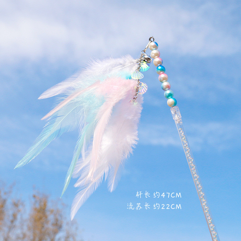 Mačka Igračka zadirkivanje Mačka Štap Dugi štap Medvjed Vrpca Resica Zvono zadirkivanje Mačka Štap Interaktivne igračke za mačke Interaktivne igračke za kućne ljubimce Mačići