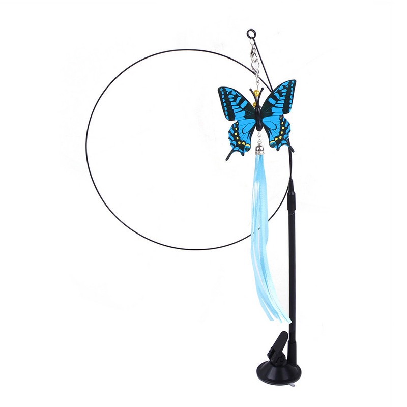 Handfree Ptičje pero Mačji štapić sa zvonom Moćne interaktivne igračke za mačke Vježba lova na mačiće Proizvodi za kućne ljubimce