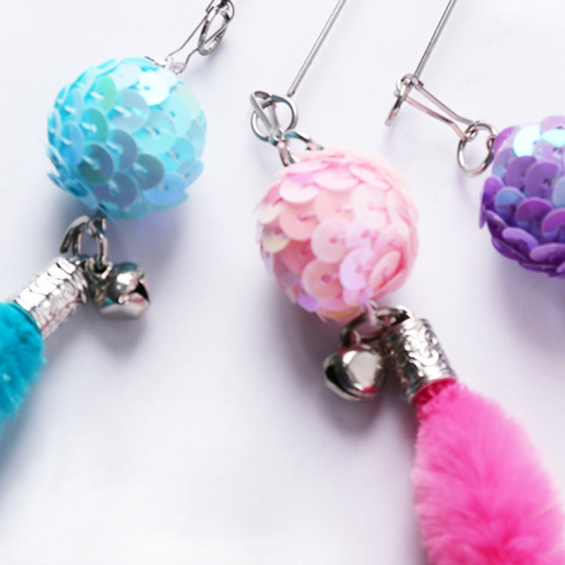 Võlukepi mänguasi, interaktiivne armas plüüsis mänguasi kiisu, kellukestega 16,5-tolline pikk plastvarras kassidele ja kassipoegadele Dropshipping