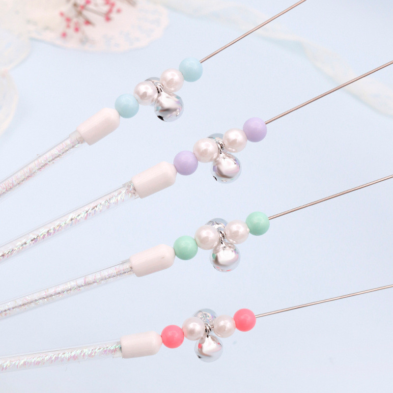 Mačka od perja u boji Guščje pero od mačjeg štapića Zvono za mačku Interaktivna igračka Pero u štapu Poboljšajte vezu Igračka zvono