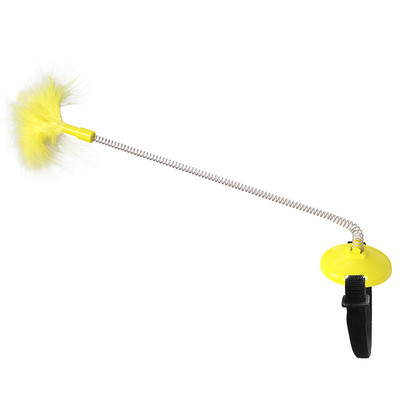 2021 Νέα παιχνίδια για γάτες με αλληλεπίδραση με παιχνίδι για κατοικίδια που παίζουν μόνοι τους και αστείο ραβδί γάτας με φτερά για γάτες εσωτερικού χώρου Dropshipping