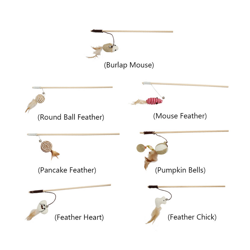 Funny Cats Teaser Interaktivna igračka Stick Chaser Wand Igračka Cat Teaser Wand Igračka Punjenje mačje metvice Poboljšajte odnose s ljubimcima za mačke