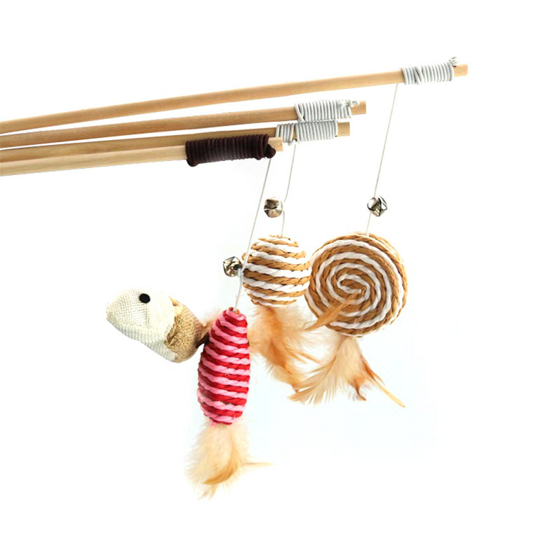 Funny Cats Teaser Interaktivna igračka Stick Chaser Wand Igračka Cat Teaser Wand Igračka Punjenje mačje metvice Poboljšajte odnose s ljubimcima za mačke