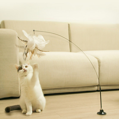 Cat Teaser Cat Interactive Toy Igračka za mačku od žica, zvona od perja
