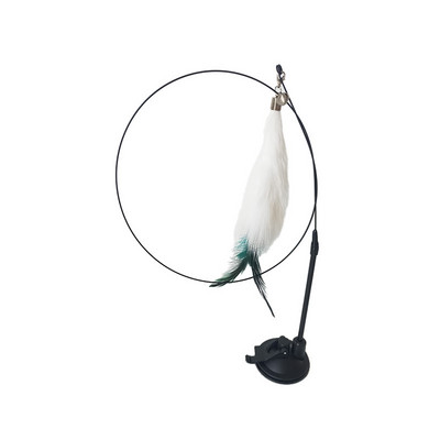 Cat Teaser Cat Interactive Toy Wire Feather Bell Cat Toy