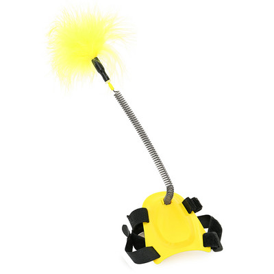 HOOPET Igračka za mačke Interaktivna mačka Plišani štap Nova igračka Samouzbuđujuća ogrlica Vrat Igračka za kućne ljubimce Igračka za dresuru mačića Mačka Potrepštine za kućne ljubimce