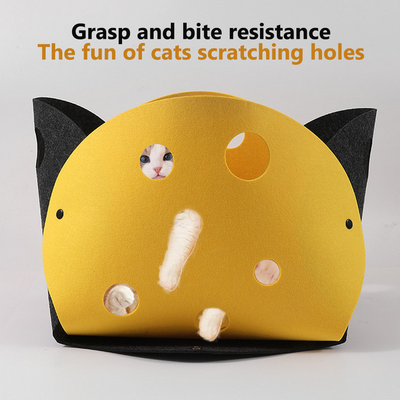 3,2M igračka za mačke, filc, tunel za mačke, deformabilno gnijezdo za mačiće, sklopiva cijev, kućica, tunel, interaktivna igračka za kućne ljubimce, dodaci za mačke