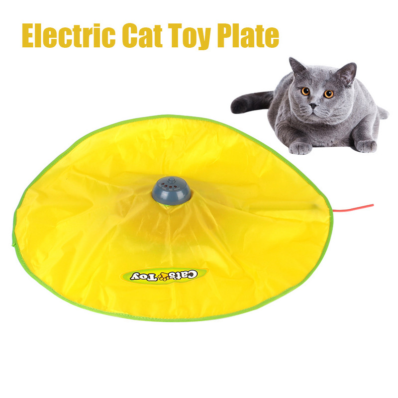 4 brzine Motion Undercover Mouse Fabric Moving Feather Interactive Pet Toy For Cat Kitty Automatic Electric Cat Toy Tanjur