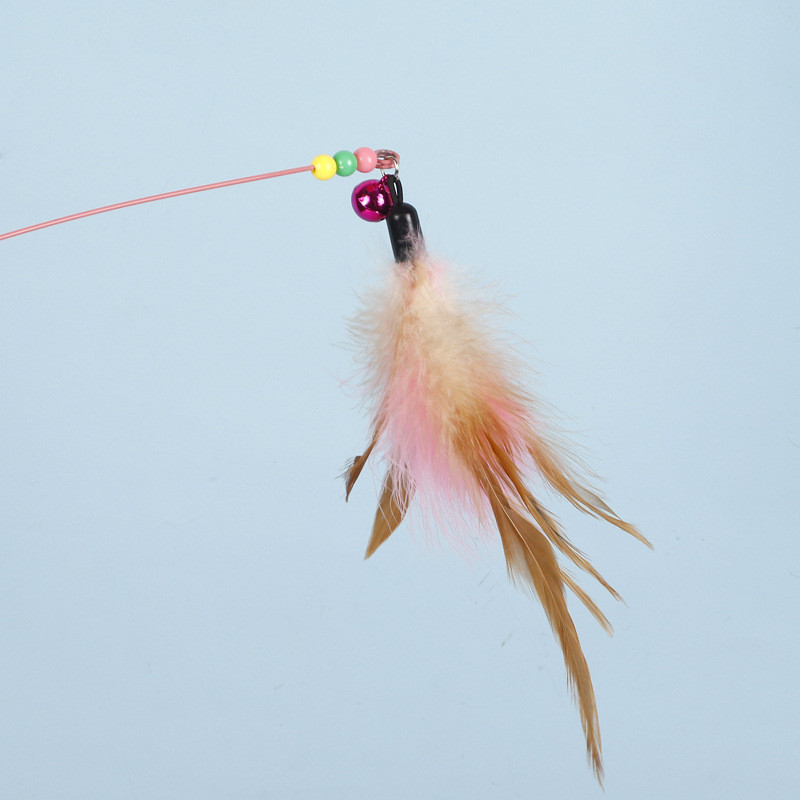 Igračke za kućne ljubimce Interaktivna igračka za mačke Smiješna simulacija Ribe pernate sa zvonom Igračke na štapiću za mačiće koji se igraju Zadirkujući štapić Igračka Oprema za kućne ljubimce