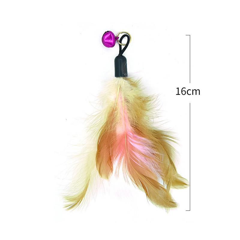 Igračke za mačke Metalna žica Smiješne palice za mačke Igračke za mačke Igračke za kućne ljubimce sa zvončićima od perja Smiješne palice za mačke Oprema za kućne ljubimce Pribor za mačke