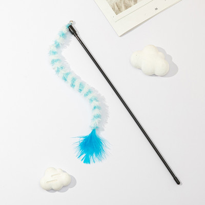 Προμήθειες για κατοικίδια Νέα παιχνίδια για γάτες Μπαστούνια αγκαλιάς για γάτες Φτερά Πλαστικές ράβδοι Νέα διαδραστικά ανακουφίζουν την πλήξη Παιχνίδια για κατοικίδια Αξεσουάρ για κατοικίδια