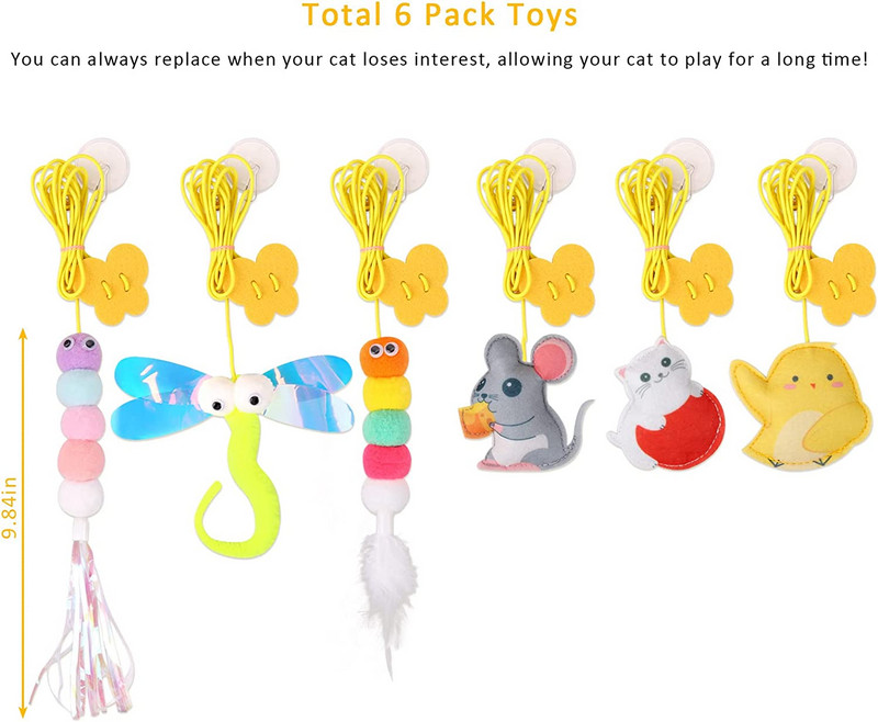 Viseća automatska interaktivna igračka za mačke Smiješne igračke za samopouzdanje gatos Igračka miš za mačiće Igračka za grebanje užeta za mačke Potrepštine za mačke za kućne ljubimce