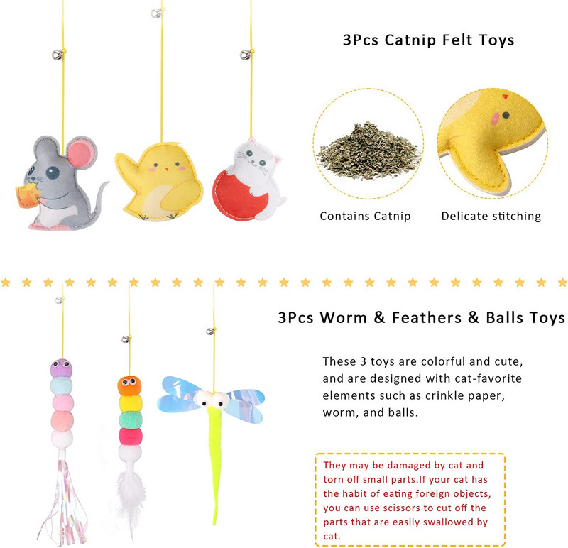 Viseća automatska interaktivna igračka za mačke Smiješne igračke za samopouzdanje gatos Igračka miš za mačiće Igračka za grebanje užeta za mačke Potrepštine za mačke za kućne ljubimce