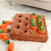 Παιχνίδια για σκύλους κατοικίδιων ζώων Καρότο βελούδινο παιχνίδι για μάσημα λαχανικών για σκύλους Χαλάκι για σκύλους γάτες Ανθεκτικά αξεσουάρ για σκύλους μασήματος κουταβιών