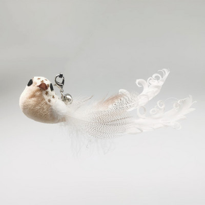 Simulatsioon linnukassi mänguasi, reguleeritava pikkusega rippuva ukse tüüp, kahepealine kassi kriimustusnöör Naljakas interaktiivne kasside mänguasi