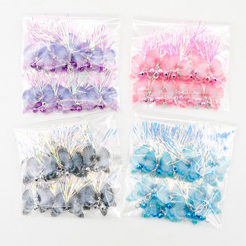 5 bucăți/set Înlocuitori de jucărie pentru pisici, panglică în formă de fluture, atașamente pentru baghetă de pisică, rezerve pentru animale de companie Jucărie de dresaj pentru animale de companie pentru Gatos