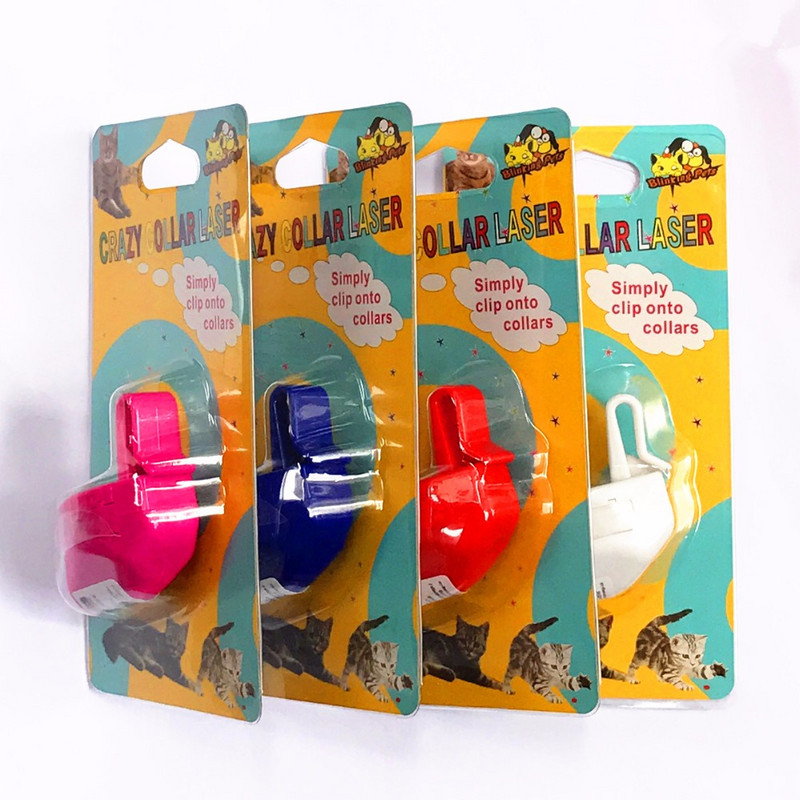 Mini svjetlo igračka za mačke Svjetlo za igračke LED svjetlo za pse Svjetlo za kućne ljubimce Pokazivač Igračka za mačke LED svjetlo Alat za dresuru mačaka s ogrlicom Jeftini pribor za kućne ljubimce