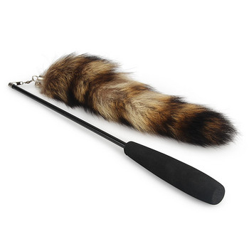 Funny Cat Stick Cat Toys γεμιστά παιχνίδια Νέα Fox Tail Funny καλάμι ψαρέματος ανασυρόμενο βελούδινο παιχνίδι για γάτες Αξεσουάρ για γάτες