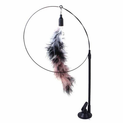 1kom Cat Teaser Feather Toys Interactive Funny Extendable Toys Wand for Kitten štap za štap za pecanje Pet Cat Toys Stick Oprema za kućne ljubimce