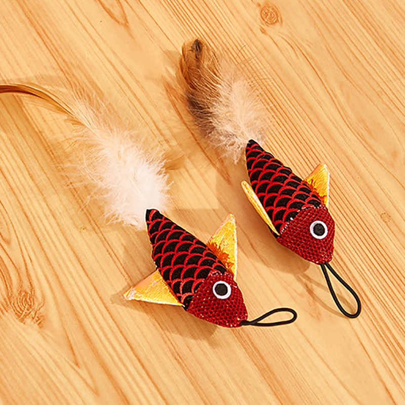 1kom Cat Teaser Feather Toys Interactive Funny Extendable Toys Wand for Kitten štap za štap za pecanje Pet Cat Toys Stick Oprema za kućne ljubimce