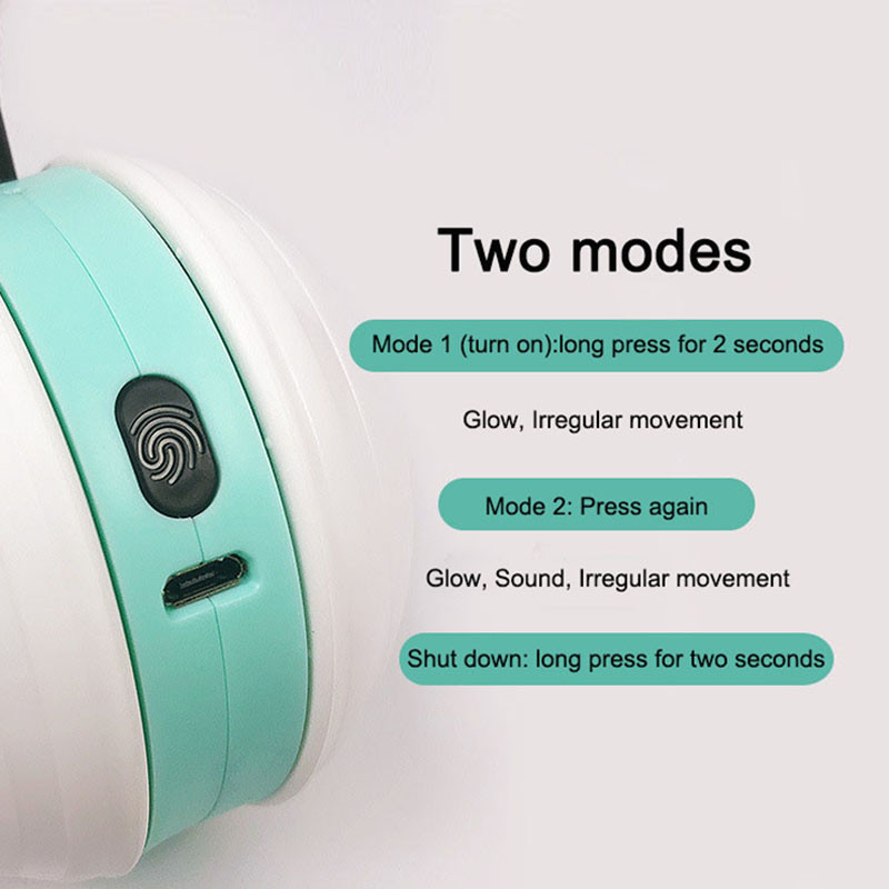 Električna Led mačja igračka Lopta za mačke Automatsko kotrljanje Teaser Pero Smart Squeak Toy Interaktivne igračke protiv stresa Mačić Usb