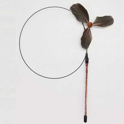 Igračke od perja od čelične žice za mačke Interaktivno mače Zvono od perja Igračke za mačke Tease Štap Štapić Smiješne potrepštine za kućne ljubimce Proizvod za Kitty