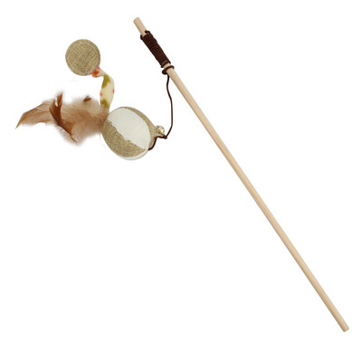 Kerge ja naljakas kassipulga mänguasi kassipulgaga kassipuu täidis Parandab lemmikloomade suhteid kassipoegade mängutarvikute jaoks