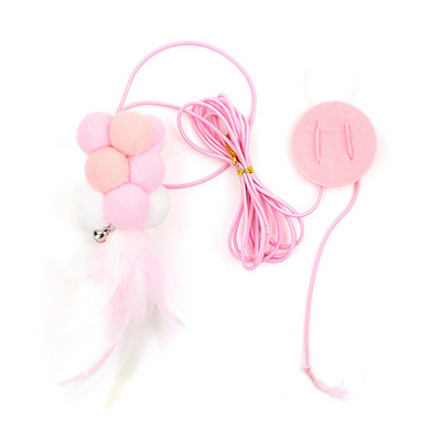 Naljakad Dragonfly Cat mänguasjad Interaktiivsed rippuvad uksega kassi kriimustusköis Ise-hey ülestõstetav kassipulga tõmblus ja harjutus