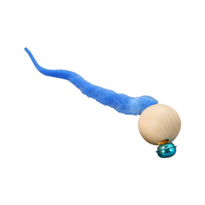 Παιχνίδι γάτας Caterpillar Ξύλινη μπάλα Αστεία γάτα που μασάει παιχνίδια Bell Ball Διαδραστικό παιχνίδι Wiggly Cat Toy Simulation Worm Toy Bite Toys